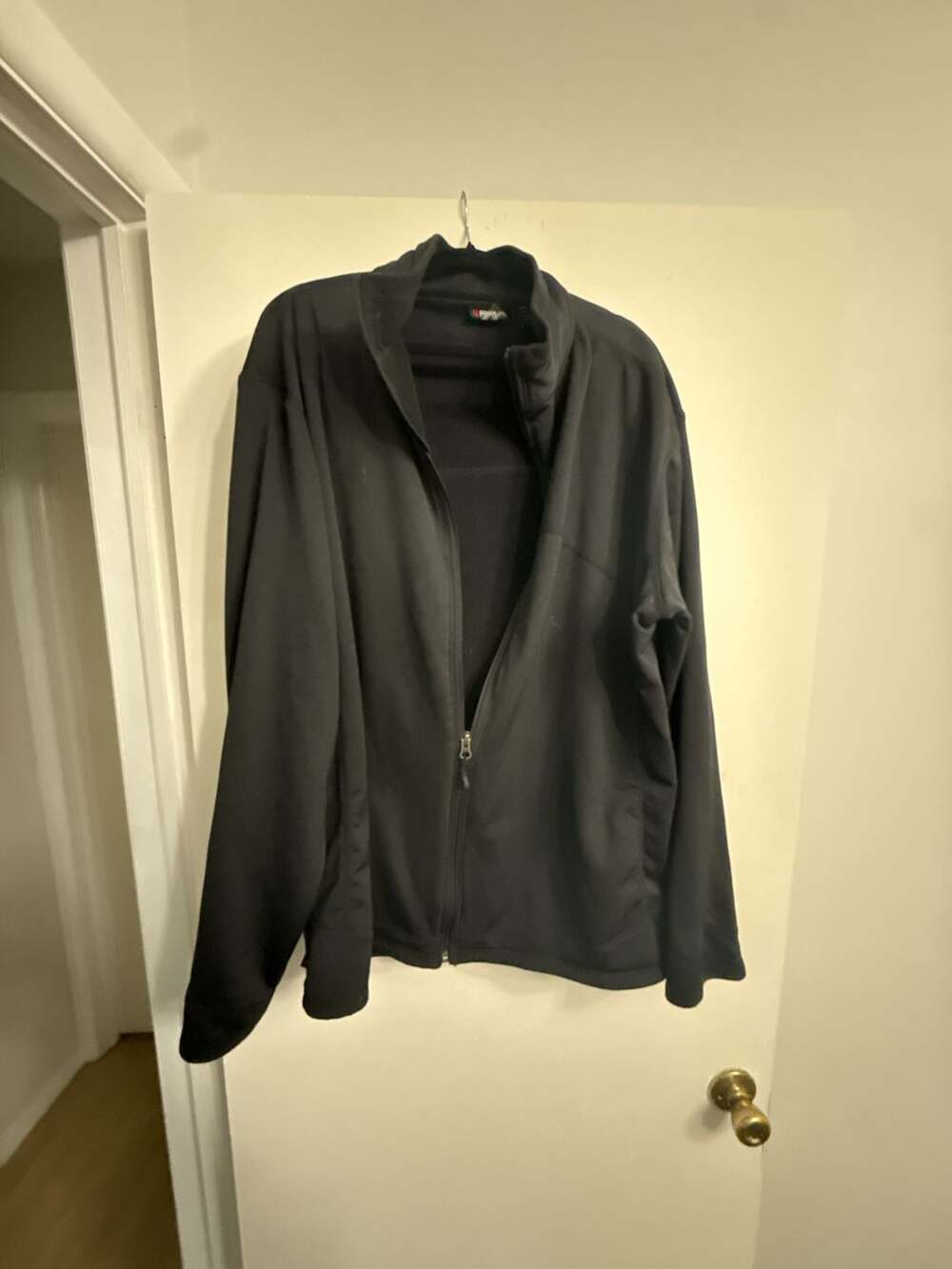 Alpine Design Men's Black Full-Zip Fleece Jacket